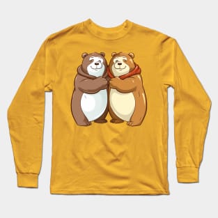 two bear friends Long Sleeve T-Shirt